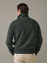 Aubin Green Harris Zip Neck Jumper - Image 2 of 3