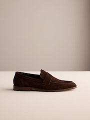 Brown Signature Suede Flexible Loafers - Image 2 of 6