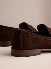 Brown Signature Suede Flexible Loafers - Image 6 of 6