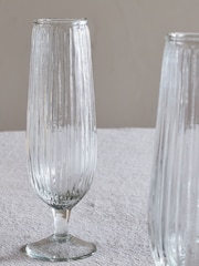 Nkuku Set of 4 Clear Otuba Champagne Flutes - Image 2 of 4