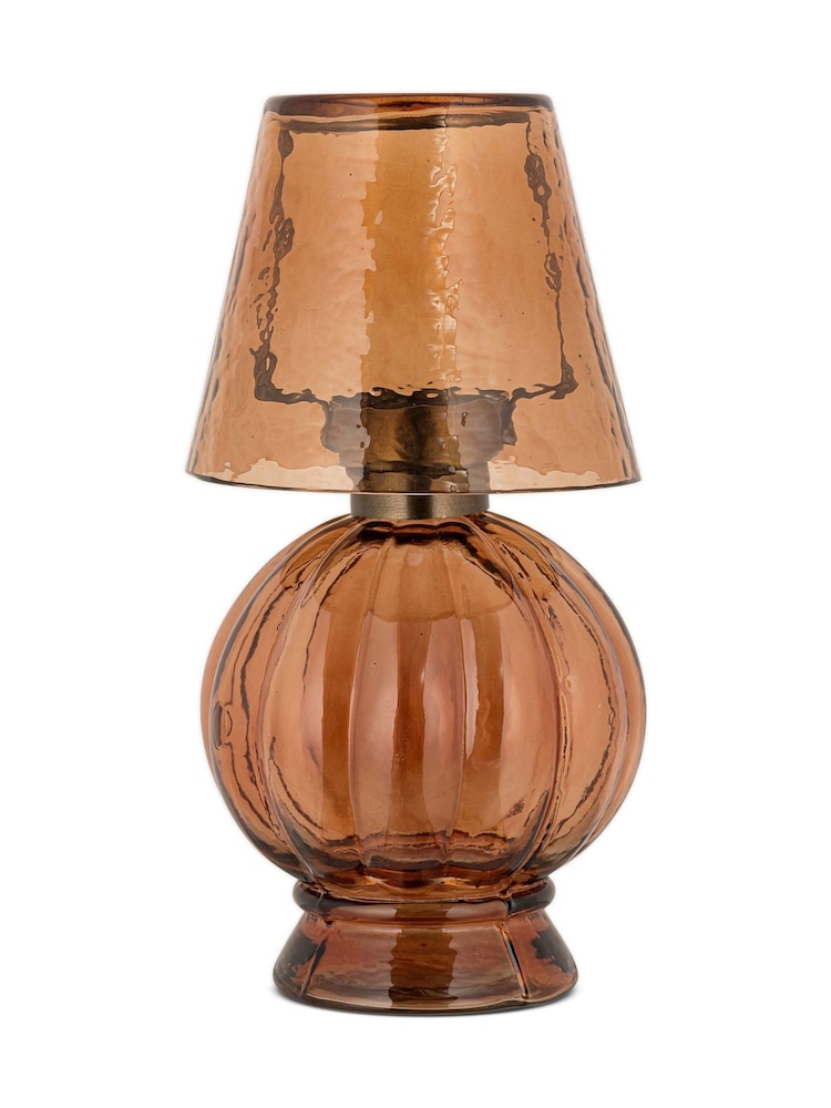 Nkuku Adesola Glass Tealight Holder Lamp - Image 4 of 4 Nkuku Adesola Glass Tealight Holder Lamp - Image 4 of 4