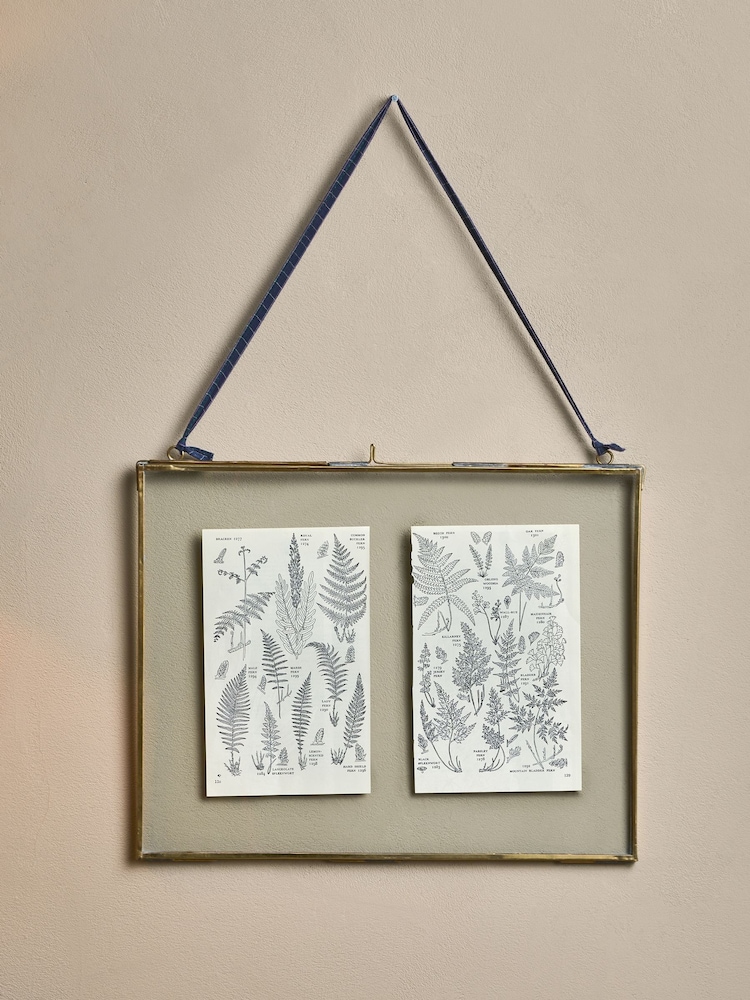 Nkuku Antique Brass Kiko Landscape 29x36cm Photo Frame - Image 2 of 4