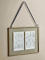 Nkuku Antique Brass Kiko Landscape 29x36cm Photo Frame - Image 3 of 4