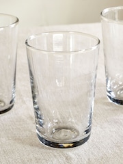 Nkuku Set of 4 Clear Pani Highball Glasses - Image 2 of 3