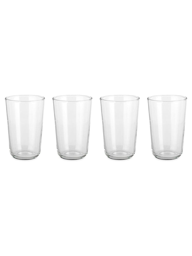 Nkuku Set of 4 Clear Pani Highball Glasses - Image 3 of 3