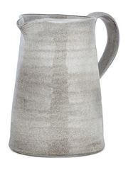 Nkuku Grey Valinha Earthenware Jug - Image 3 of 4