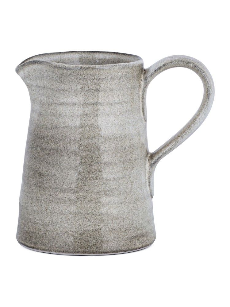 Nkuku Grey Valinha Earthenware Jug - Image 4 of 4