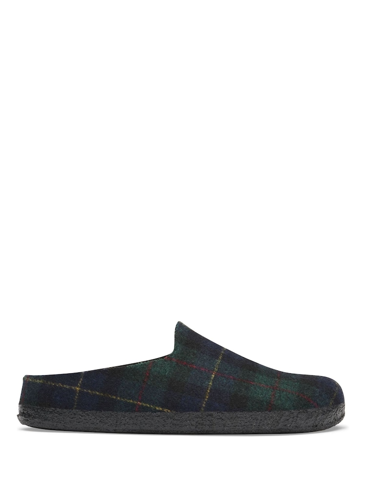 Pläd Grön Rutig - Birkenstock Amsterdam fodrade tofflor - Bild 1 av 2