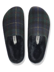 Pläd Grön Rutig - Birkenstock Amsterdam fodrade tofflor - Bild 2 av 2
