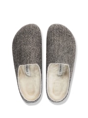 Fiskbensgrå - Birkenstock Amsterdam fodrade tofflor - Bild 2 av 3
