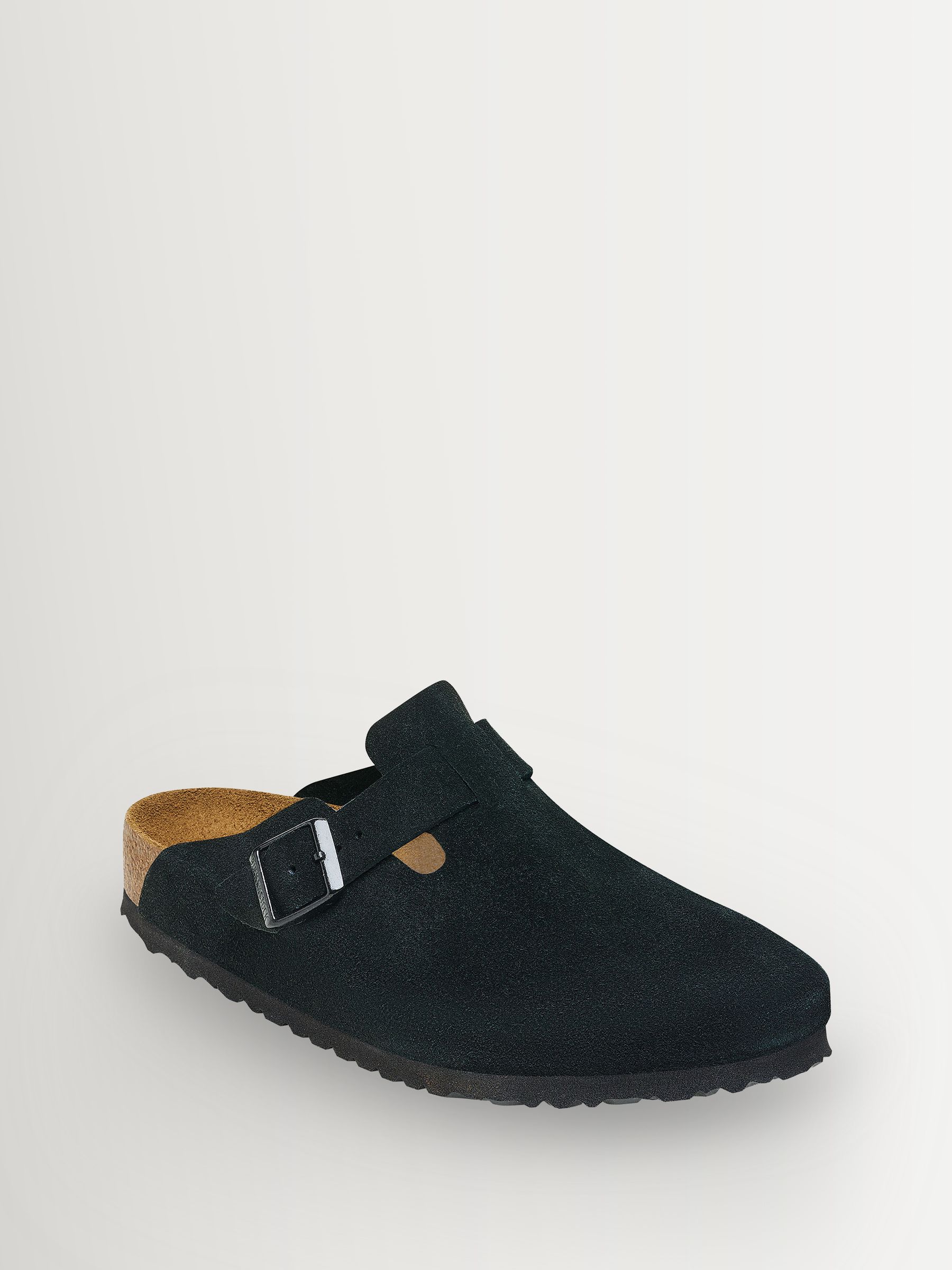 Comprar Preto - Birkenstock Boston Suede Soft Footbed Clogs from