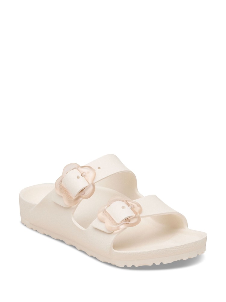 Birkenstock White Arizona EVA Flower Buckle Sandals - Image 1 of 2