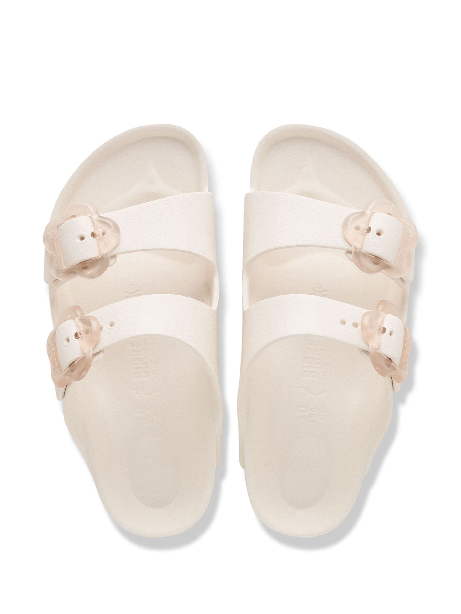 Buy Birkenstock White Arizona EVA Flower Buckle Sandals from Next