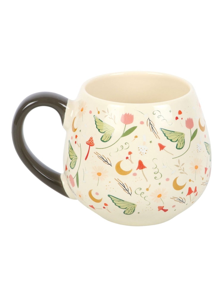 Something Different Cream Fairy Folklore Print Rounded Mug - Image 2 of 4