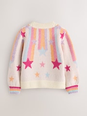 Little Bird Rainbow Stars Family Christmas Cardigan - Image 5 of 9