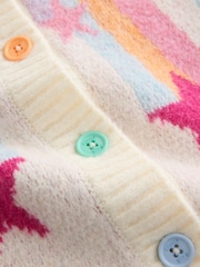 Little Bird Rainbow Stars Family Christmas Cardigan - Image 6 of 9