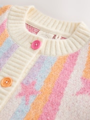 Little Bird Rainbow Stars Family Christmas Cardigan - Image 7 of 9