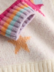 Little Bird Rainbow Stars Family Christmas Cardigan - Image 8 of 9