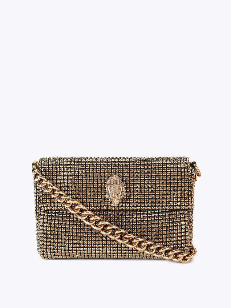 Kurt Geiger London Gold Small Party Shoulder Bag - Image 1 of 5