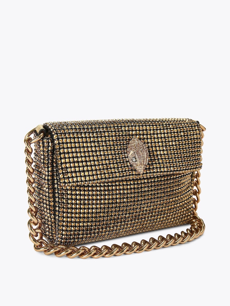 Kurt Geiger London Gold Small Party Shoulder Bag - Image 2 of 5