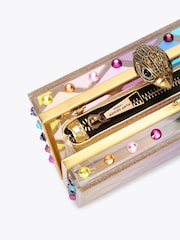 Kurt Geiger London Crystal Quilt Box Clutch Bag - Billede 4 af 5