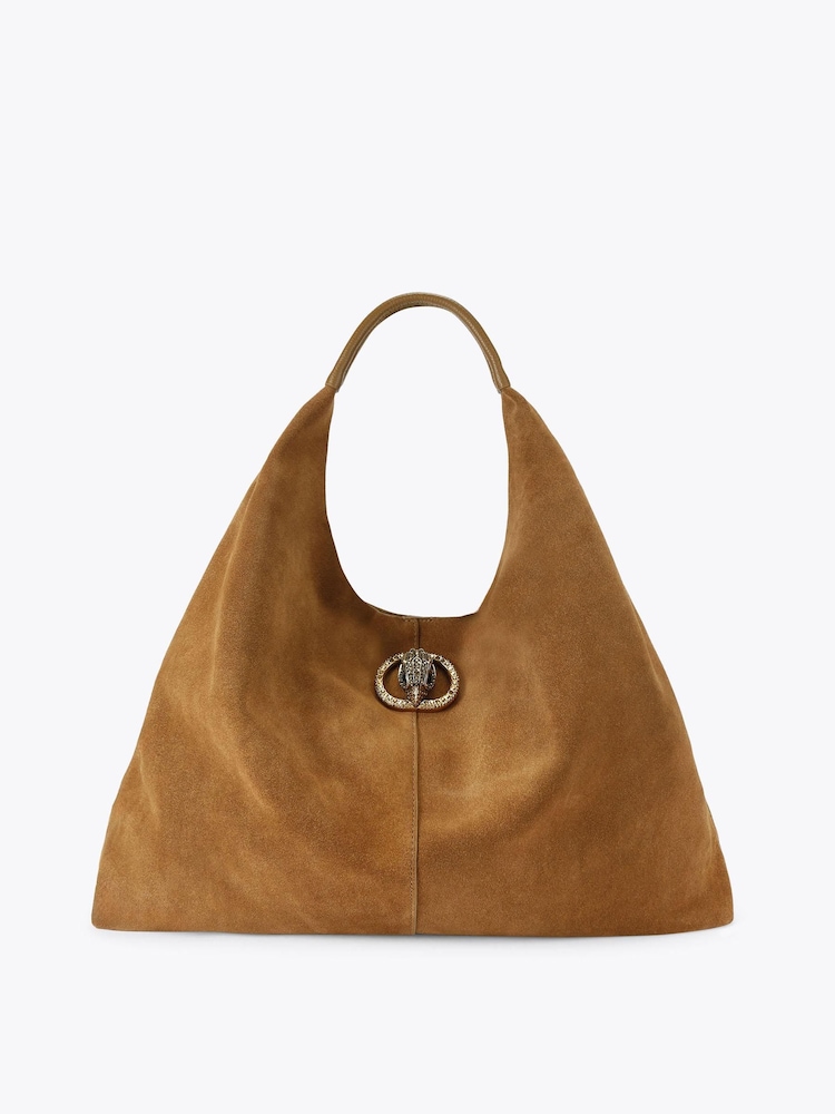 Kurt Geiger London Brown Chelsea Large Slouch Hobo Bag - Image 1 of 5