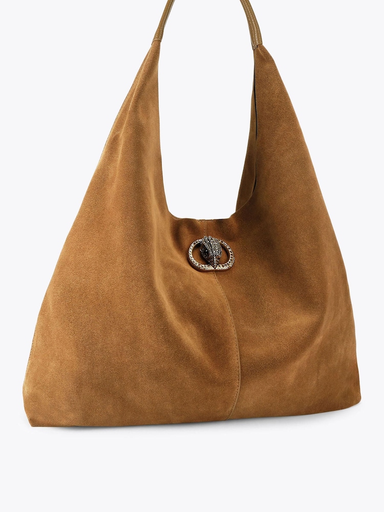 Kurt Geiger London Brown Chelsea Large Slouch Hobo Bag - Image 2 of 5