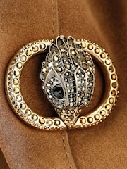 Kurt Geiger London Brown Chelsea Large Slouch Hobo Bag - Image 4 of 5