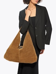 Kurt Geiger London Brown Chelsea Large Slouch Hobo Bag - Image 5 of 5