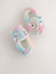 Rainbow Monster Character Mule Slippers - Image 4 of 5
