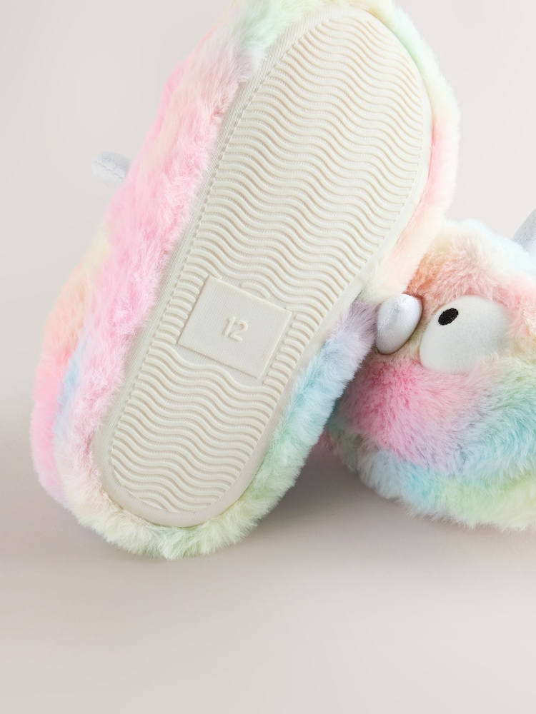 Rainbow Monster Character Mule Slippers - Image 5 of 5 Rainbow Monster Character Mule Slippers - Image 5 of 5