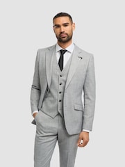 House Of Cavani Grey Malibu Suit Jacket - Image 1 of 2