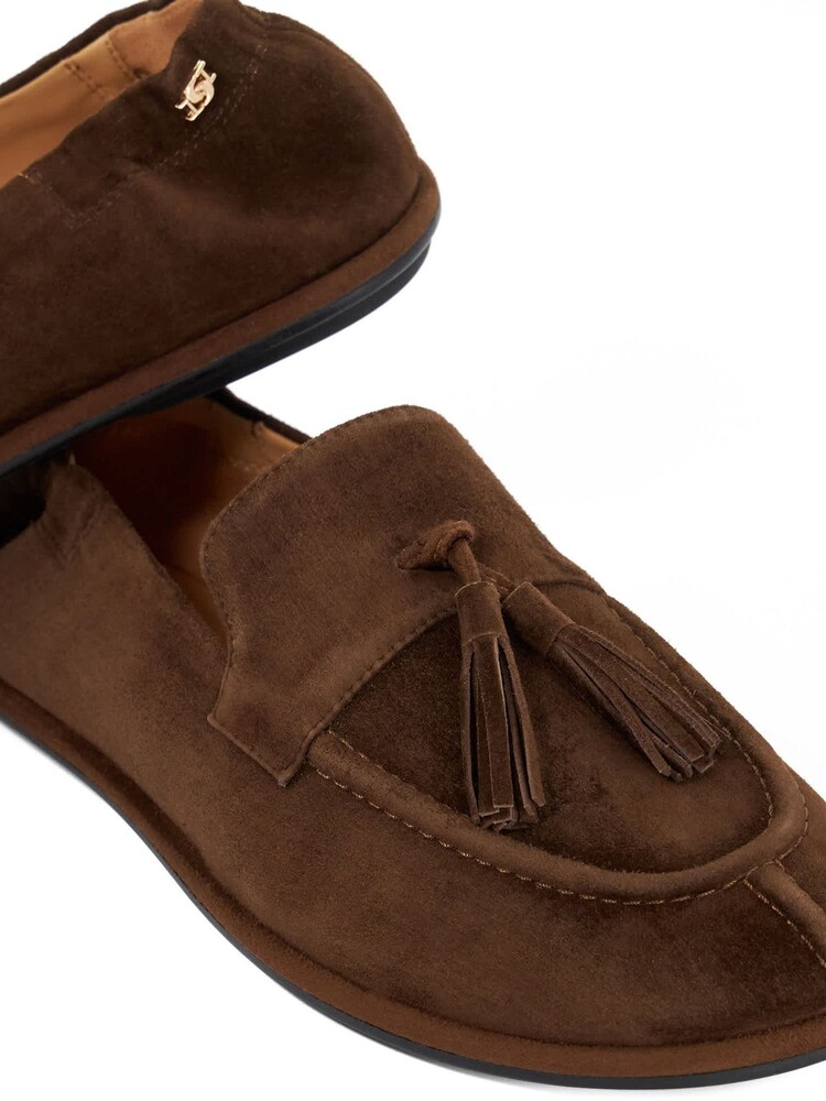 Dune London Brown Grounding Loafers - Image 6 of 6