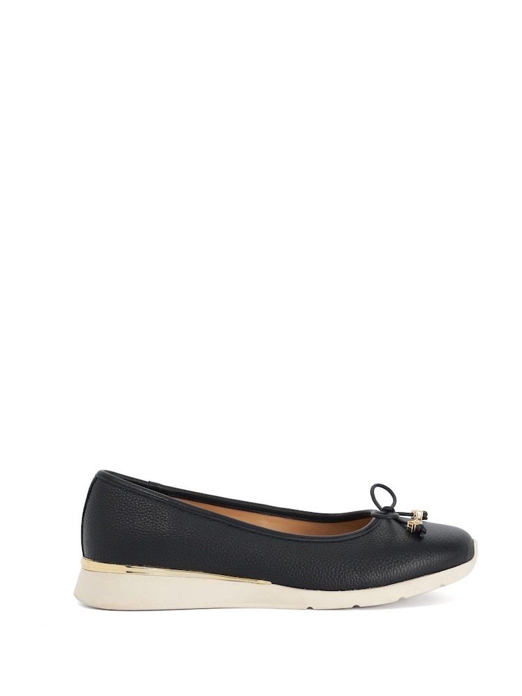 Dune London Black Highline Ballet Pumps - Image 1 of 5