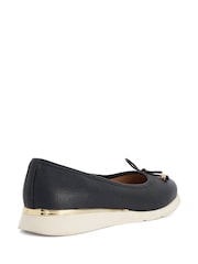 Dune London Black Highline Ballet Pumps - Image 3 of 5