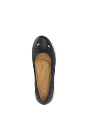 Dune London Black Highline Ballet Pumps - Image 4 of 5