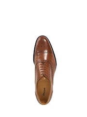 Dune London Brown Leather Sole Soliders Brogues - Image 7 of 8