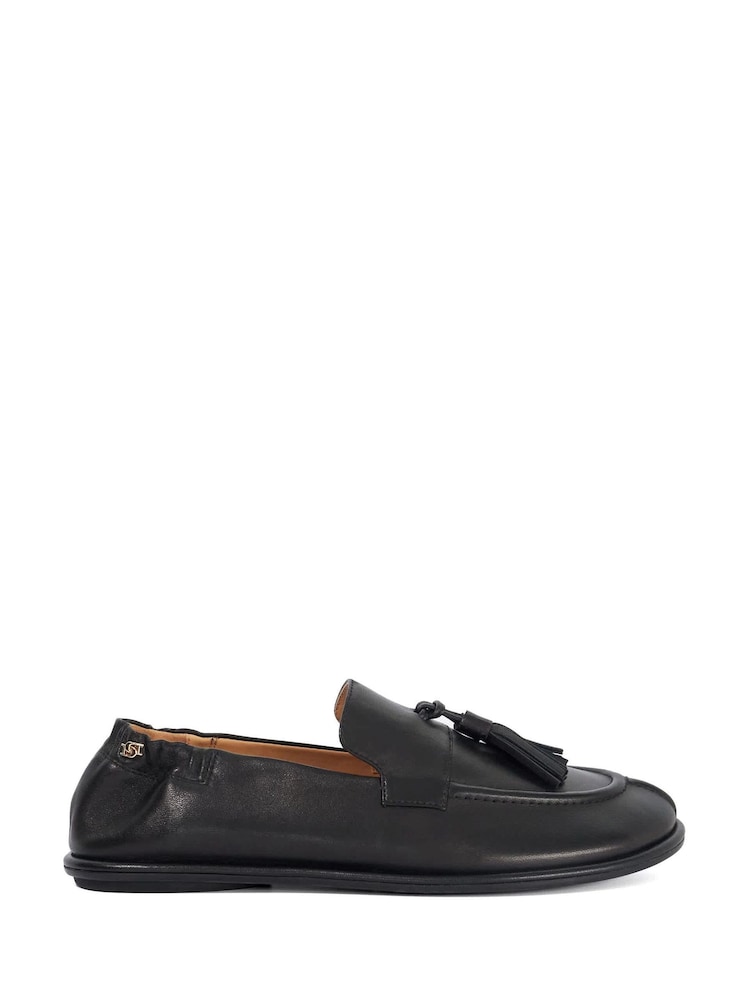 Dune London Black Grounding Loafers - Image 1 of 6