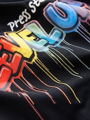 Rainbow Black Gamer Long Sleeve Pyjamas 2 Pack (3-16yrs) - Image 6 of 6