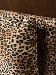 Rockett St George Leopard Love Velvet Lounge Bed - Image 4 of 6