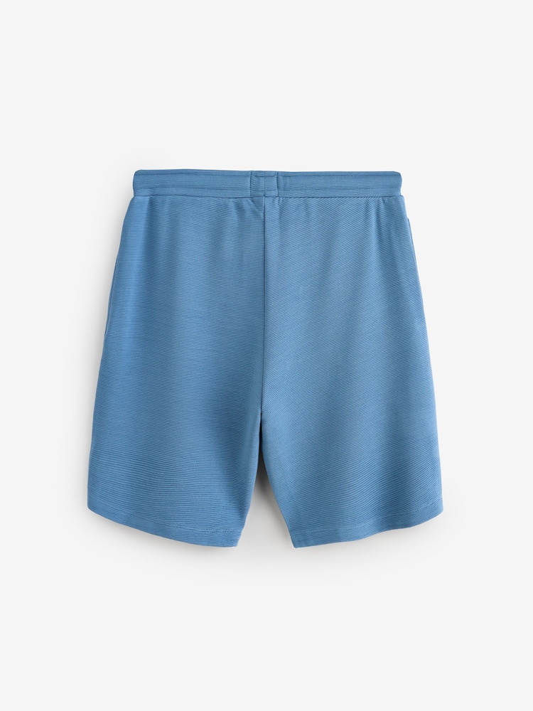 Azul - Pantalones cortos de canalé BOSS - Imagen 3 de 3