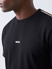 Tierra negra - Camiseta con logotipo único de BOSS - Imagen 3 de 5