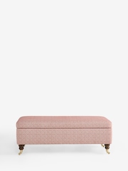 Laura Ashley Mr Jones Rust Red Clipsham Storage Ottoman Bench - Image 5 of 8