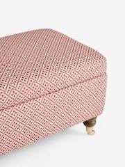 Laura Ashley Mr Jones Rust Red Clipsham Storage Ottoman Bench - Image 8 of 8