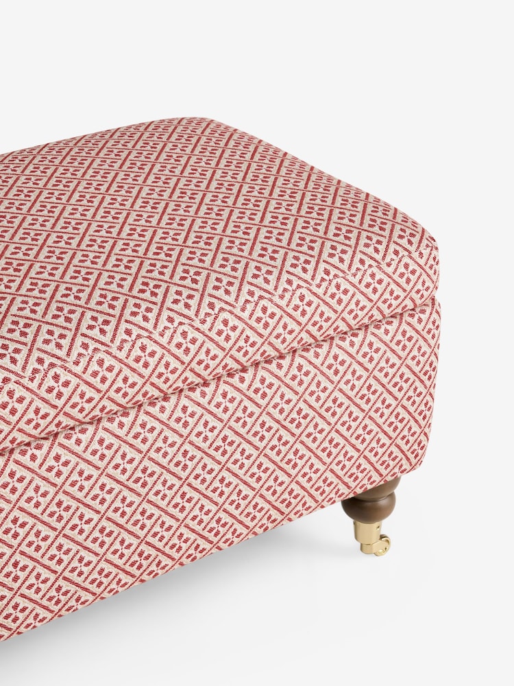 Laura Ashley Mr Jones Rust Red Clipsham Storage Ottoman Bench - Image 8 of 8 Laura Ashley Mr Jones Rust Red Clipsham Storage Ottoman Bench - Image 8 of 8