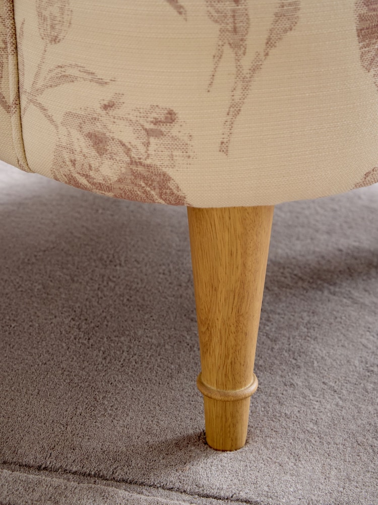 Laura Ashley Gosford Weave Plum Alveston Accent Chair - Image 3 of 3