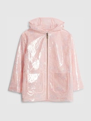 River Island Rainbow Flower Rain Jacket - Image 1 of 4