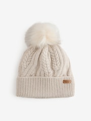 Barbour® Natural Elsdon Beanie Hat - Image 1 of 1