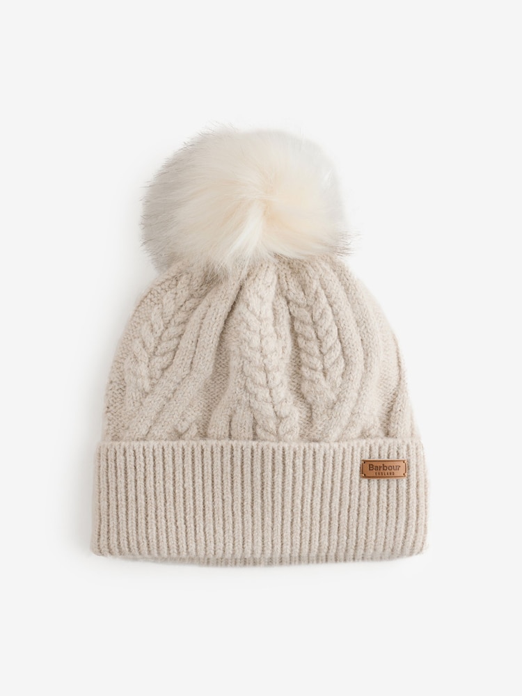 Barbour® Natural Elsdon Beanie Hat - Image 1 of 1