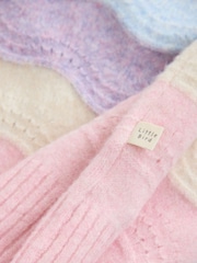Little Bird by Jools Oliver Rainbow Pointelle Knitted Vest - Image 9 of 11